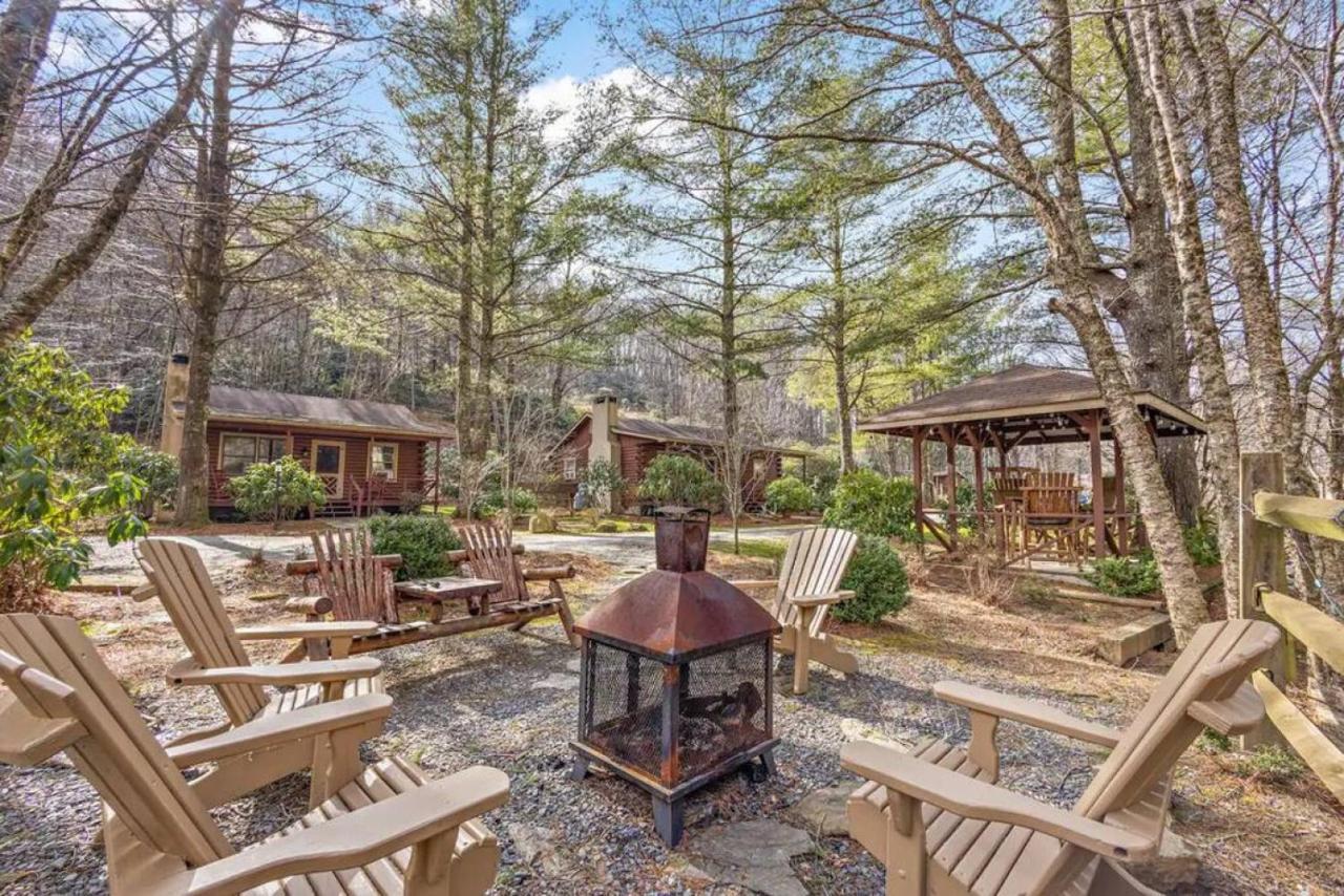 Classic Log Cabin With Fireplace On Quiet River بيوينغ روك المظهر الخارجي الصورة
